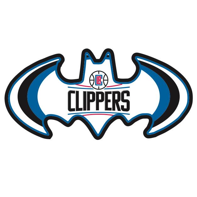 Los Angeles Clippers Batman Logo fabric transfer